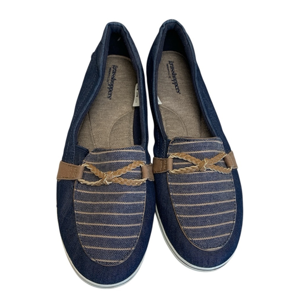 Keds Grasshoppers Nautical Theme Canvas Shoe 8.5W